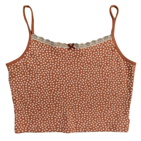 Levi’s Rust Lace Tank - Picture 1 of 15